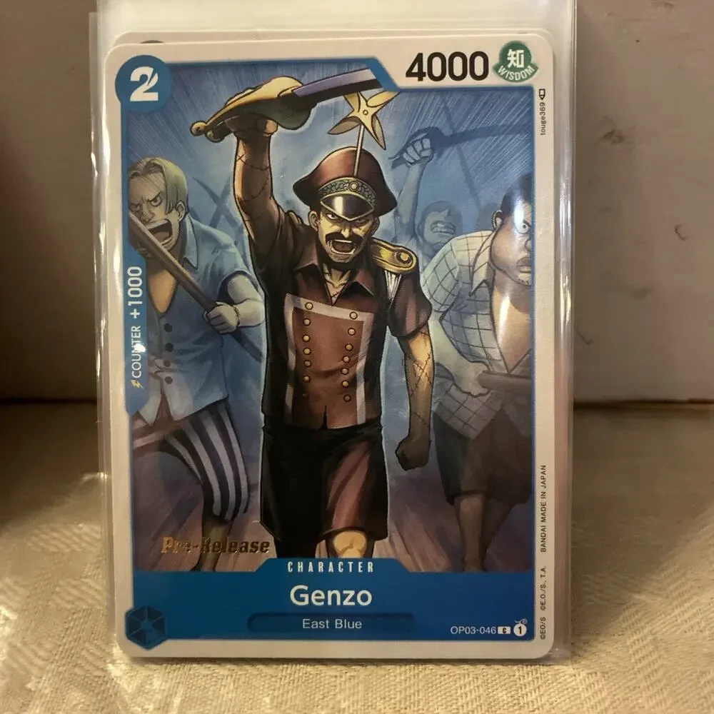 Promo Genzo - Pillars of Strength One Piece Card Game OP03-046 - Pre-Release